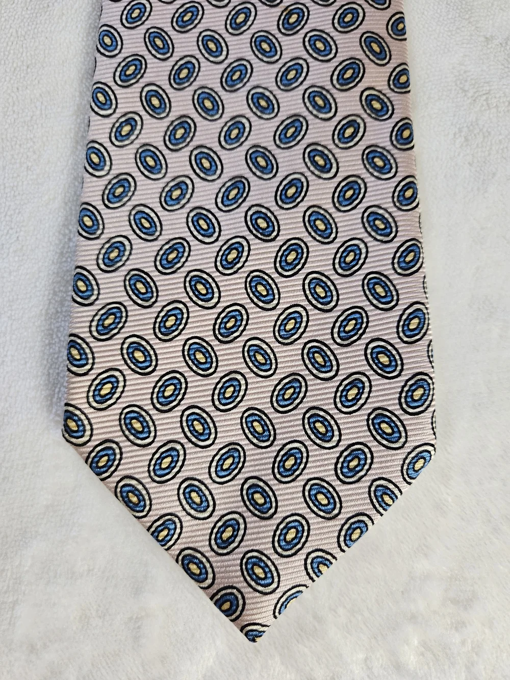 POLO Ralph Lauren Classic Men's Hand Made Pink Patterned Silk Tie 58